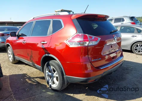 2016 Nissan Rogue Sl из США, поврежденный, VIN KNMAT2MV8GP698212